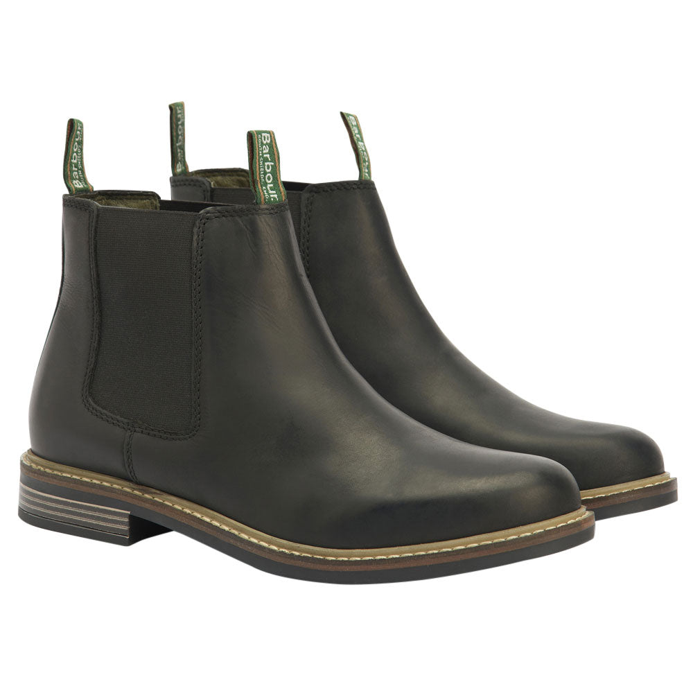 Barbour Farsley Chelsea Boots Black Smart Ass Menswear