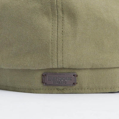 Barbour Fawdon Bakerboy Hat Pine Green