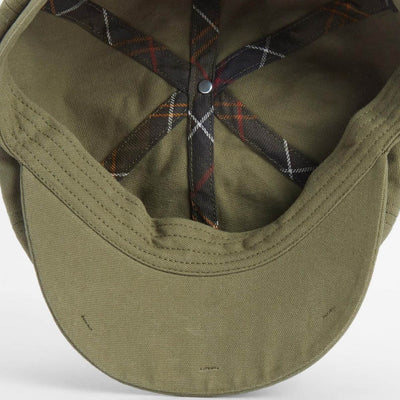 Barbour Fawdon Bakerboy Hat Pine Green