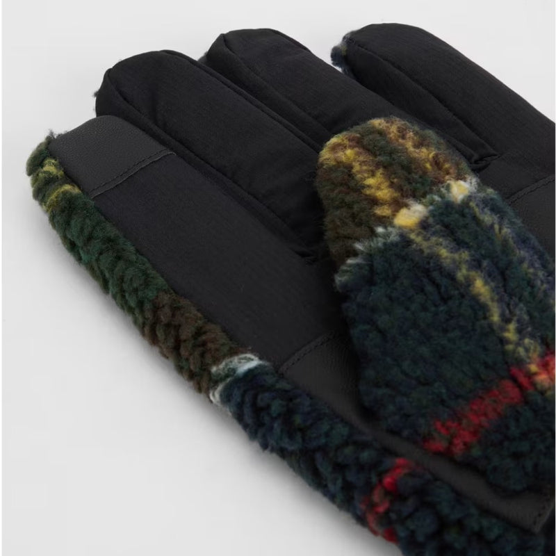 Barbour Field Tartan Fleece Waterproof Gloves Classic Tartan