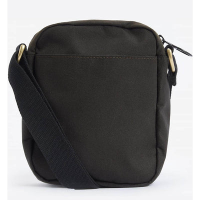Barbour Field Wax Crossbody Bag Olive / Black