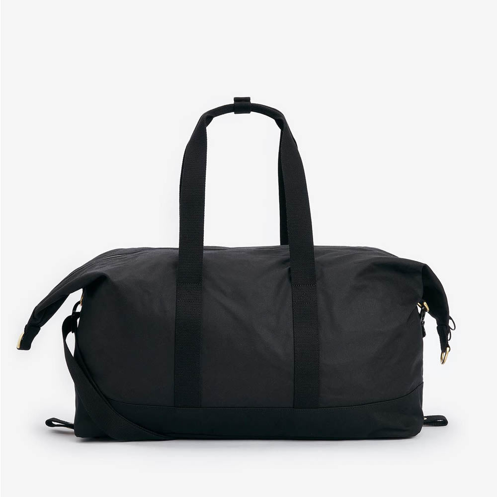 Barbour Field Wax Holdall Black Smart Ass Menswear