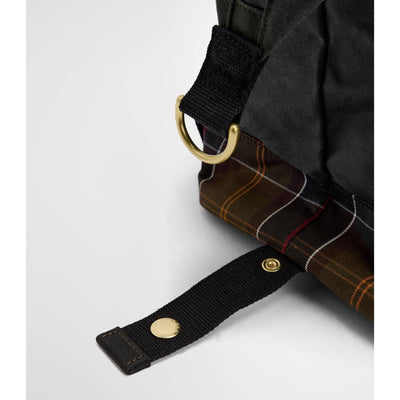 Barbour Field Wax Holdall Sage / Classic Tartan