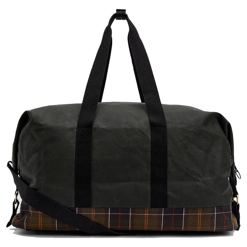 Barbour Field Wax Holdall Sage / Classic Tartan