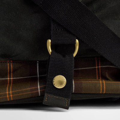Barbour Field Wax Holdall Sage / Classic Tartan