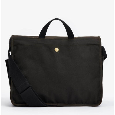 Barbour Field Wax Messenger Bag Olive