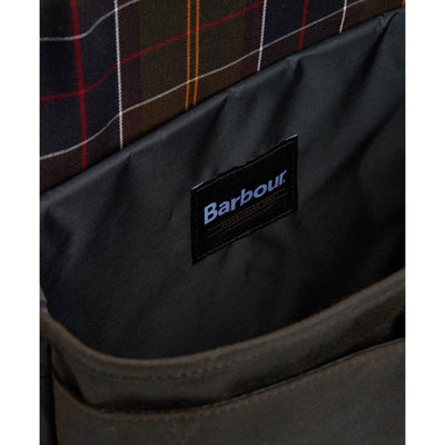 Barbour Field Wax Messenger Bag Olive