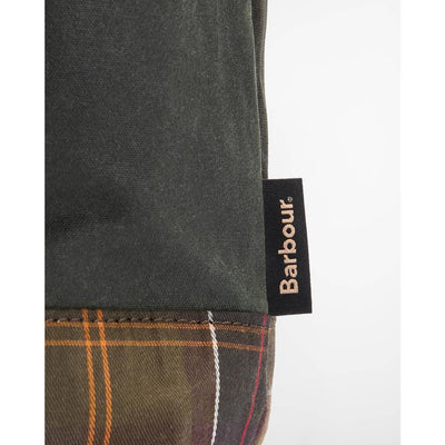 Barbour Field Wax Tote Bag Sage / Classic Tartan