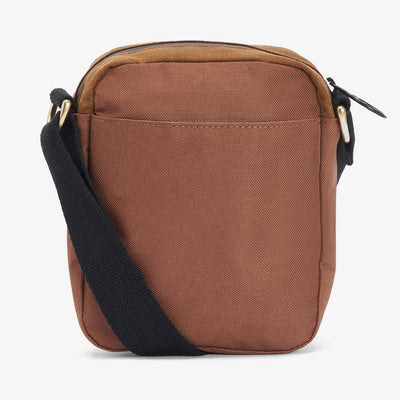Barbour Field Wax Crossbody Bag Tan / Black