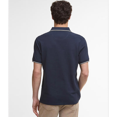 Barbour Fielding Tailored Polo Shirt Navy