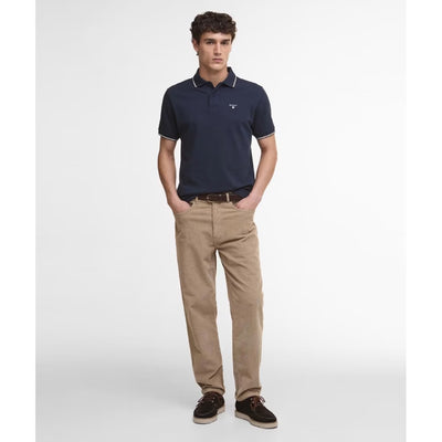 Barbour Fielding Tailored Polo Shirt Navy