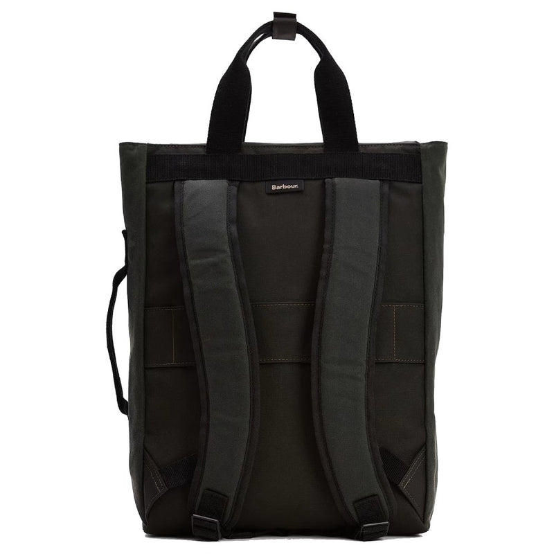 Barbour Field Wax Backpack Sage / Classic Tartan