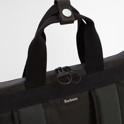 Barbour Field Wax Backpack Sage / Classic Tartan