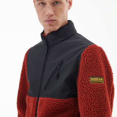 Barbour International Tech Fleece Jacket Iron Ore