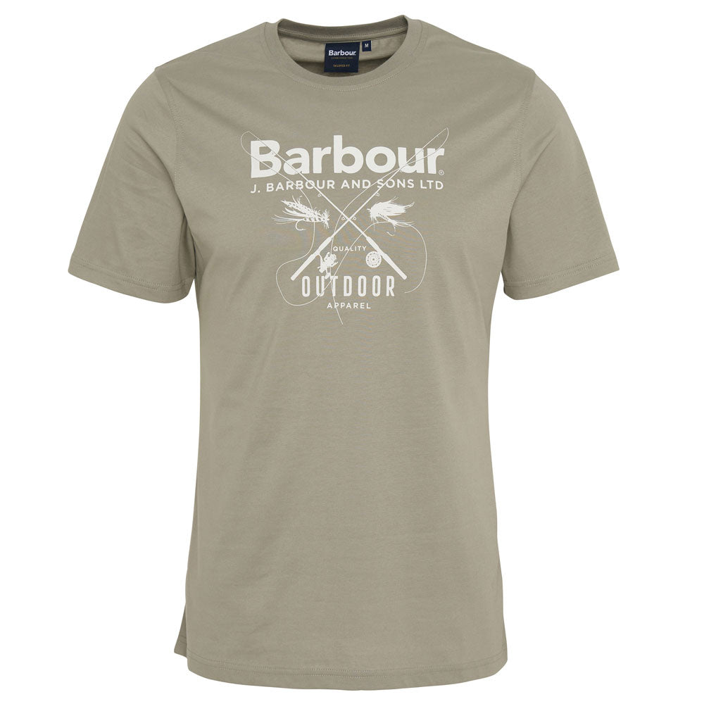 Barbour Fly Summer T-Shirt Forest Fog