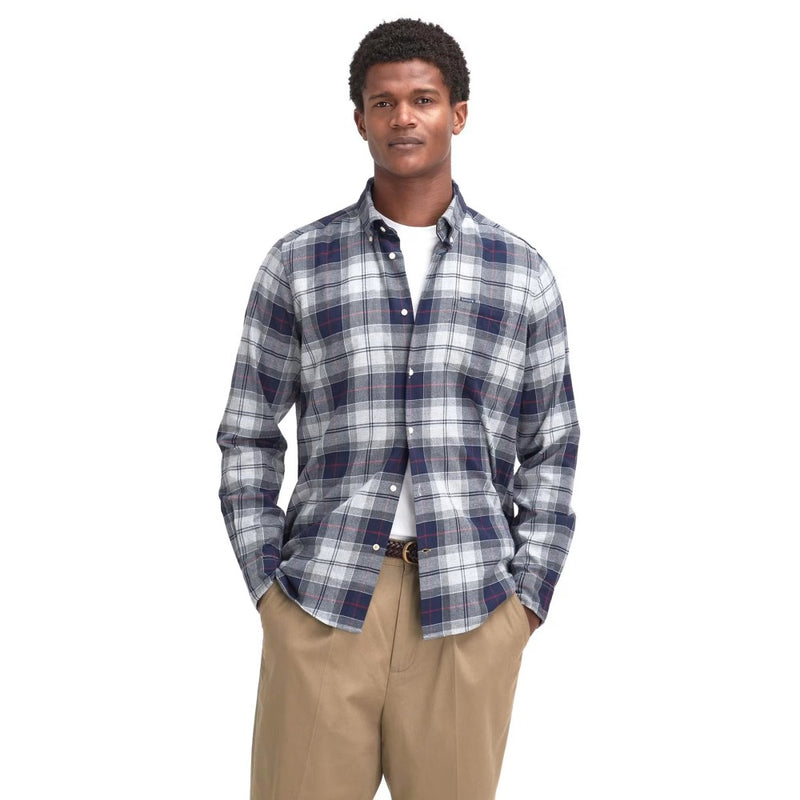 Barbour Fortrose Tailored Shirt Blue Granite