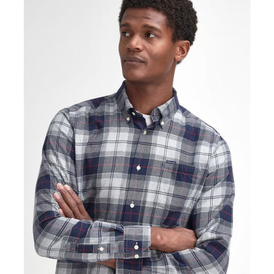 Barbour Fortrose Tailored Shirt Blue Granite