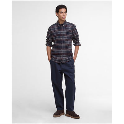 Barbour Haddington Tailored Tartan Shirt Midnight Oak Tartan