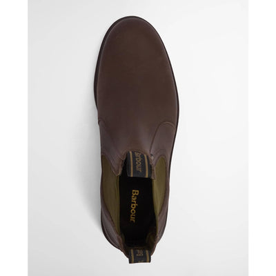 Barbour Hale Chelsea Boots Dark Brown