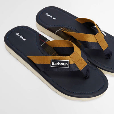 Barbour Men's Harker Sandal Navy and Ochre