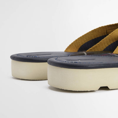 Barbour Men's Harker Sandal Navy and Ochre