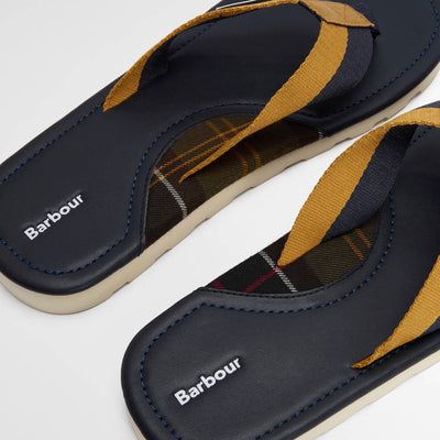 Barbour Men's Harker Sandal Navy and Ochre