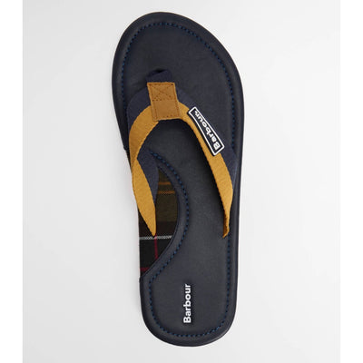 Barbour Men's Harker Sandal Navy and Ochre