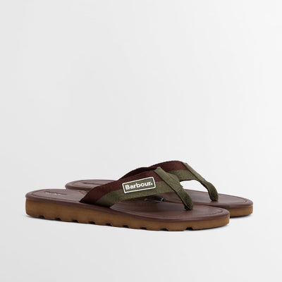 Barbour Men's Harker Sandal Chocolate / Olive