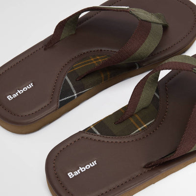 Barbour Men's Harker Sandal Chocolate / Olive