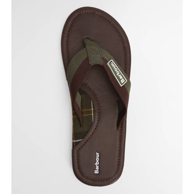 Barbour Men's Harker Sandal Chocolate / Olive