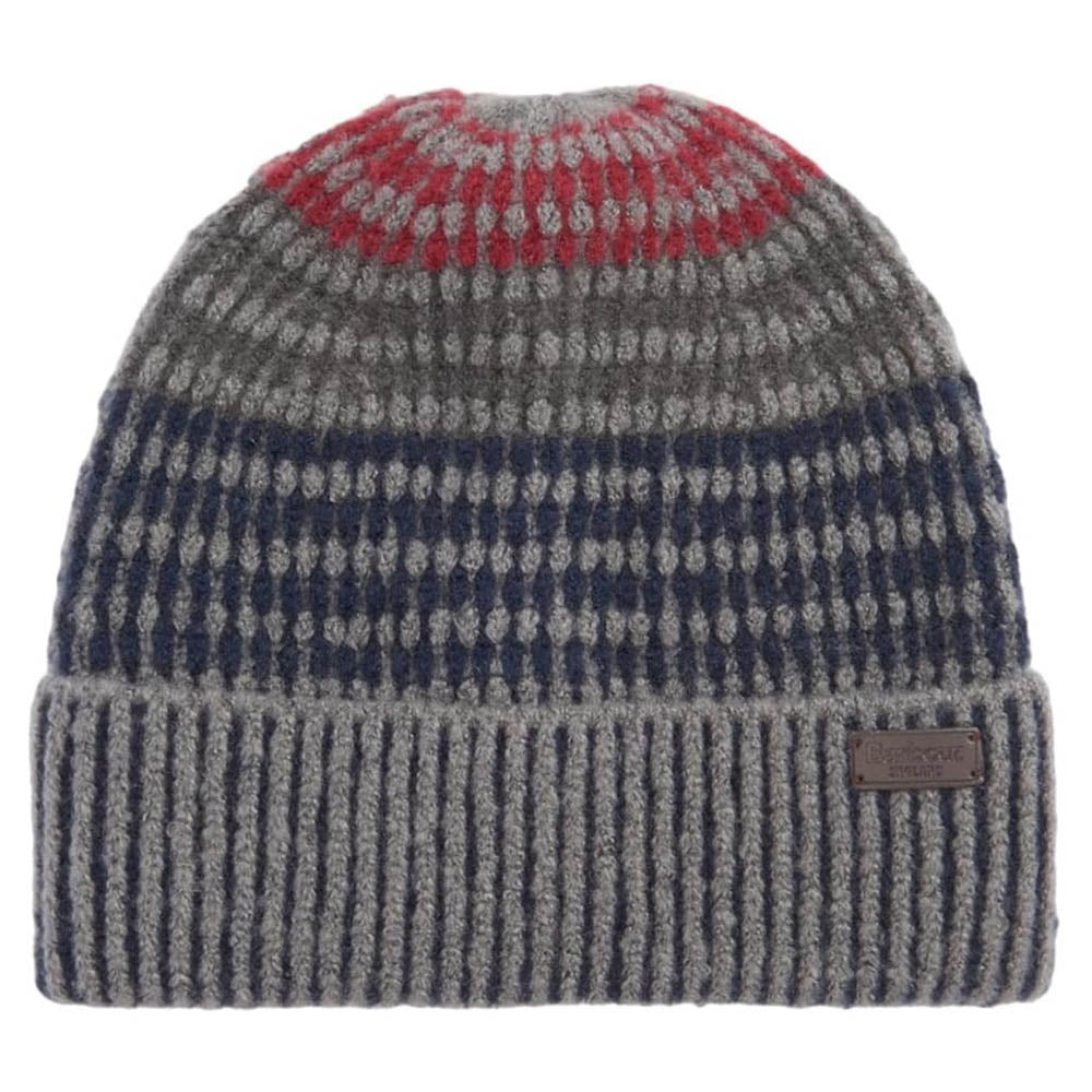 Barbour Harray Beanie Hat Blue Granite