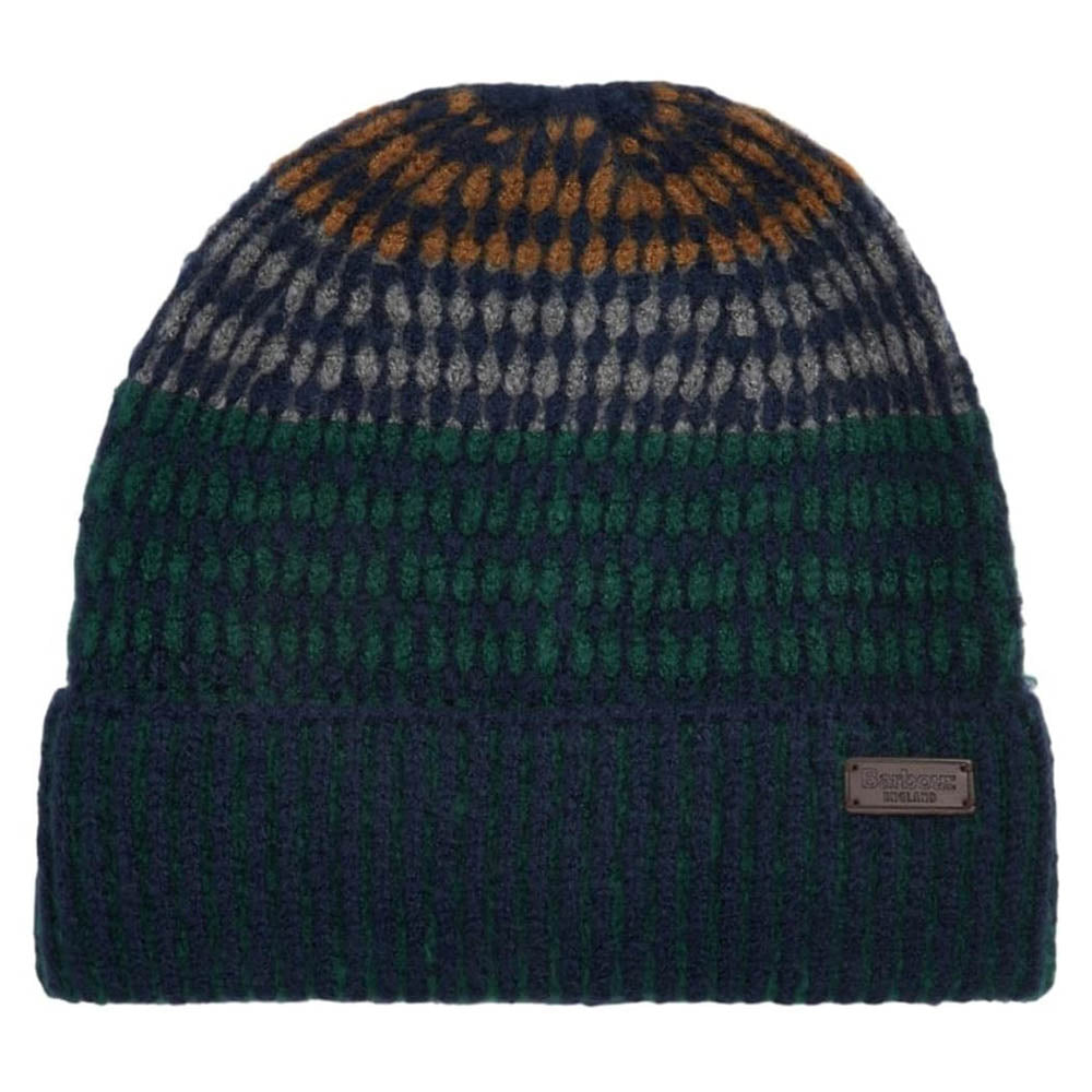Barbour Harray Beanie Hat Green Loch