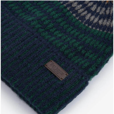 Barbour Harray Beanie Hat Green Loch