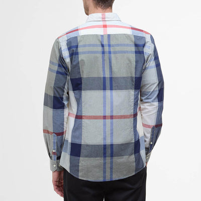 Barbour Harris Tailored Long Sleeve Shirt Bleached Pine Tartan