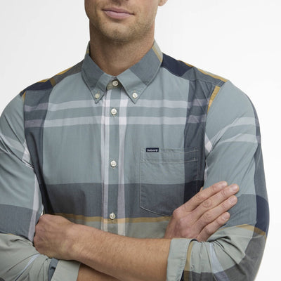 Barbour Harris Tailored Long Sleeve Shirt Highland Loch Tartan