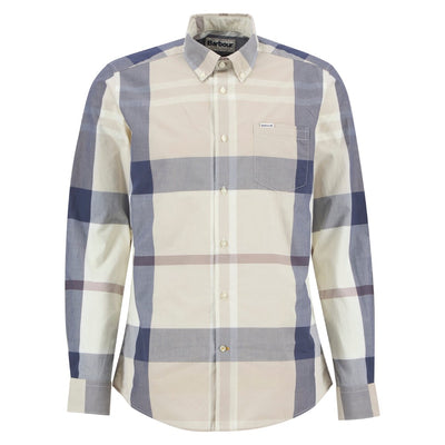 Barbour Harris Tailored Long Sleeve Shirt Oban Mist Tartan