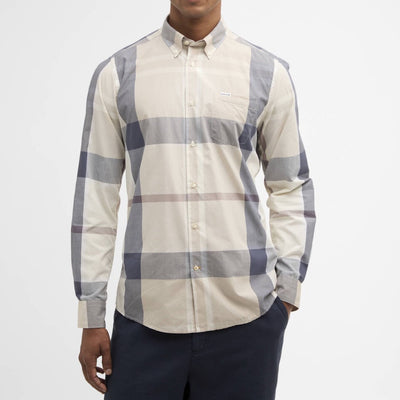 Barbour Harris Tailored Long Sleeve Shirt Oban Mist Tartan