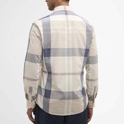 Barbour Harris Tailored Long Sleeve Shirt Oban Mist Tartan