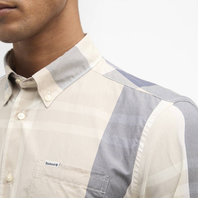Barbour Harris Tailored Long Sleeve Shirt Oban Mist Tartan