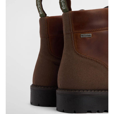 Barbour Harrison Waterproof Commando Boots Dark Brown
