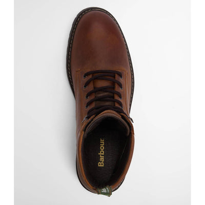 Barbour Harrison Waterproof Commando Boots Dark Brown