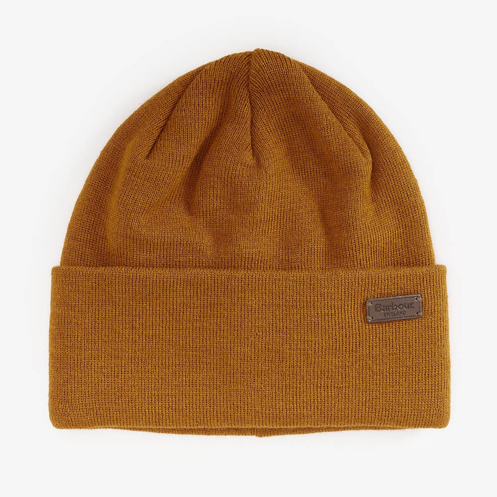 Barbour Healey Beanie Hat Dark Ginger