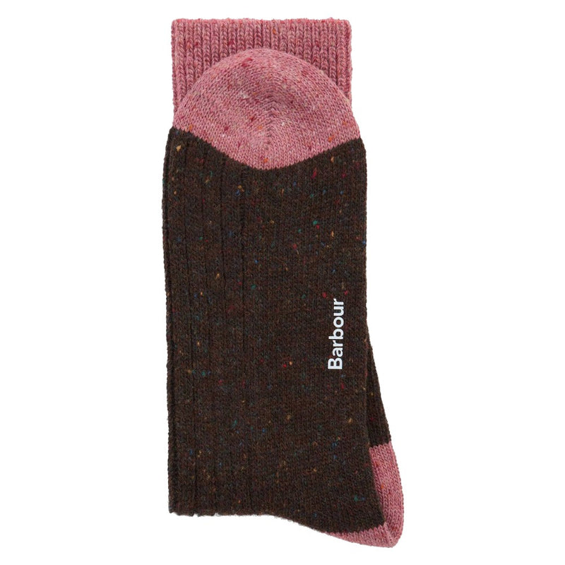 Barbour Houghton Socks Earth Pink