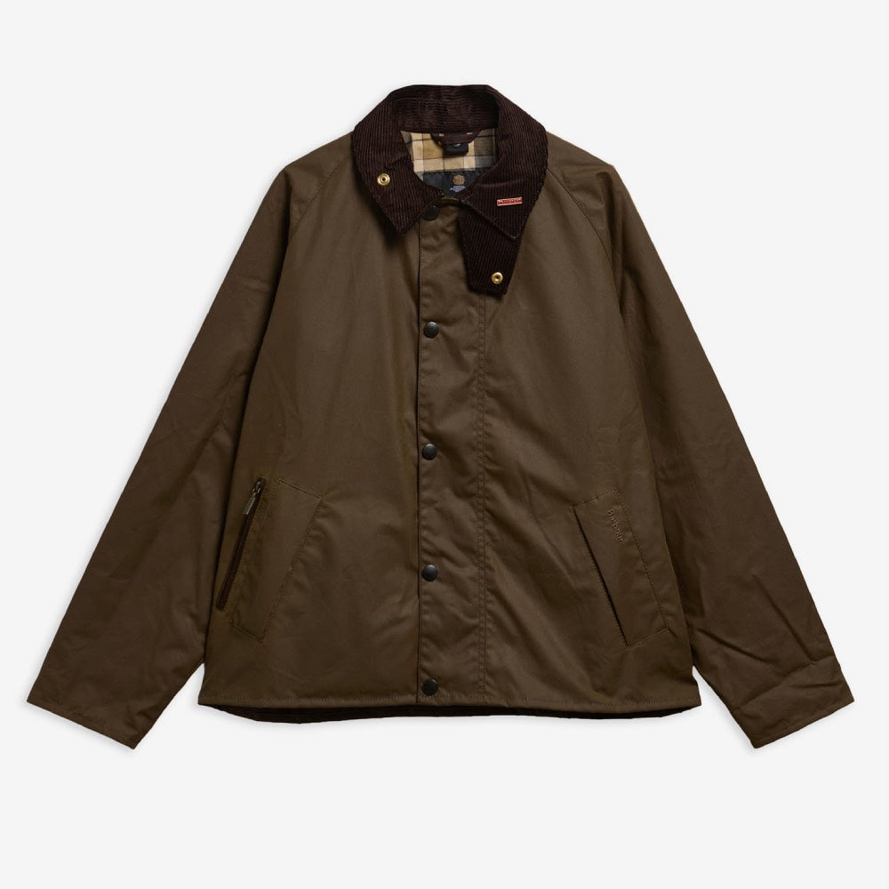 Barbour Icons Transport Wax Jacket Brown