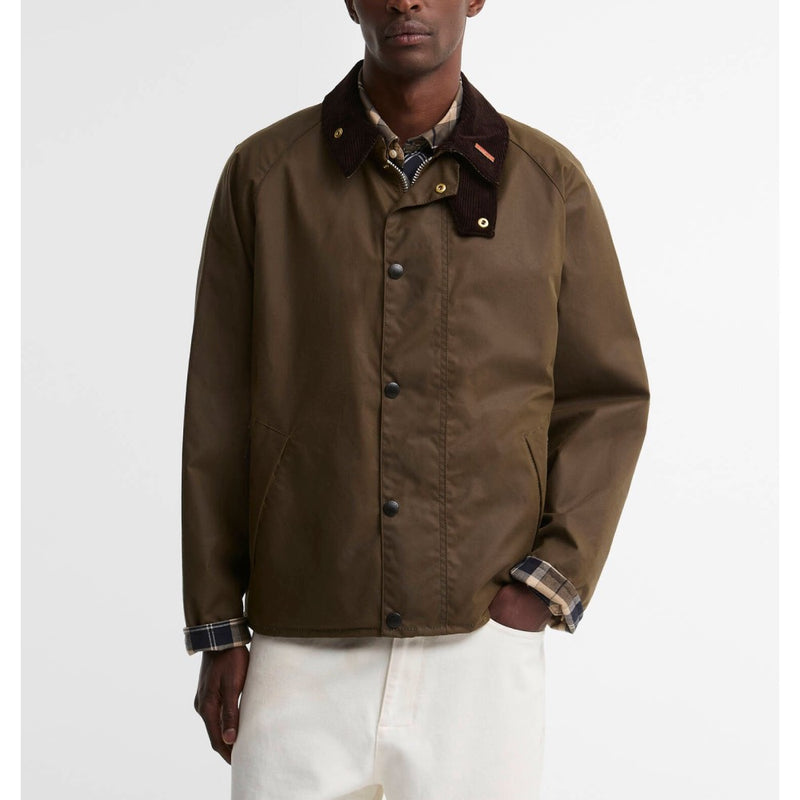Barbour Icons Transport Wax Jacket Brown