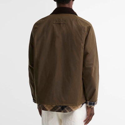 Barbour Icons Transport Wax Jacket Brown