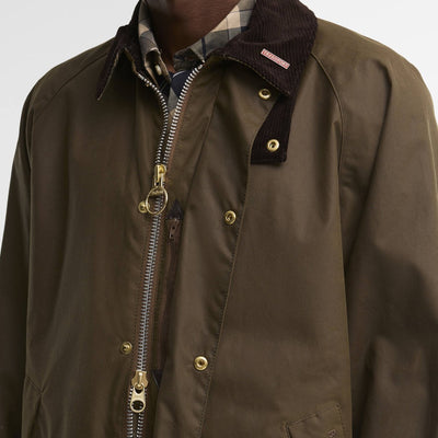Barbour Icons Transport Wax Jacket Brown