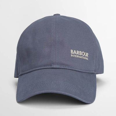 Barbour International Albury Baseball Cap Washed Blue