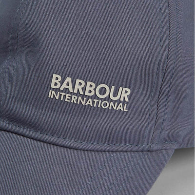Barbour International Albury Baseball Cap Washed Blue