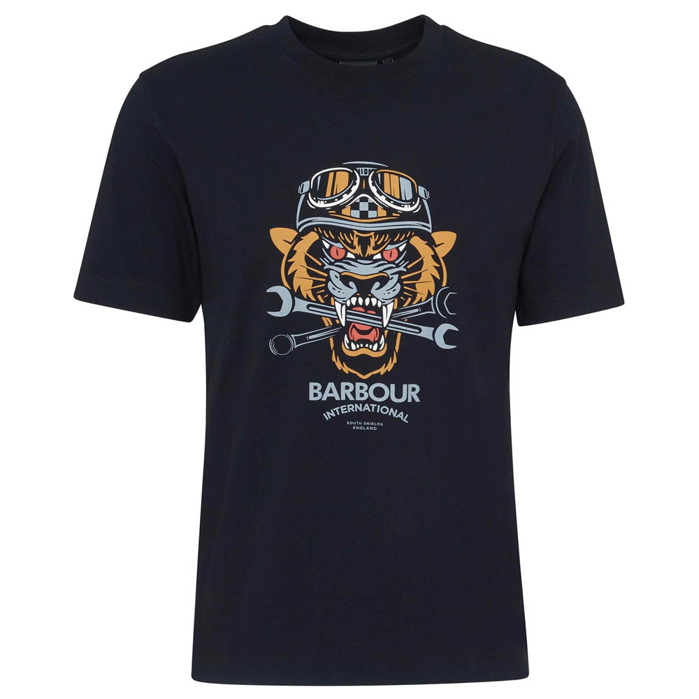 Barbour International Carlisle Graphic T-Shirt Classic Black